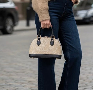 Setareh Top Handle Shoulder Bag- - Designer Handbag