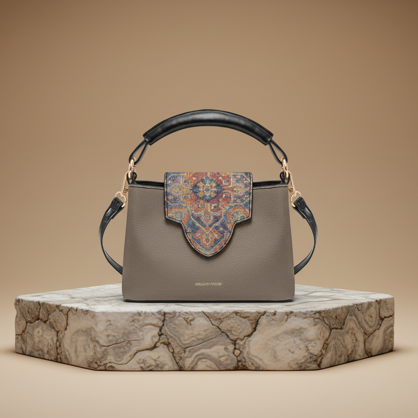 Rosha Mini Crossbody Bag- Artistic Designer Handbag