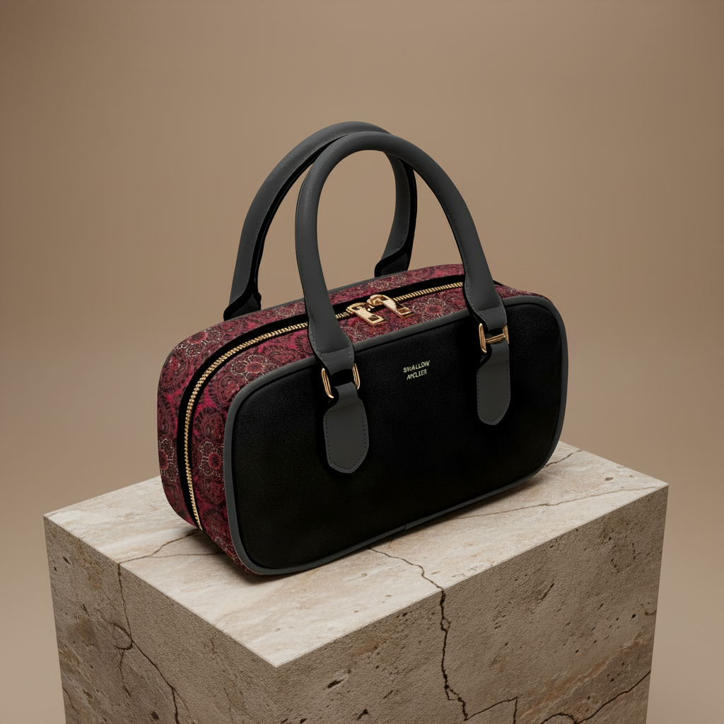 Azad Top Handle Bag- Slow fashion Designer Handbag