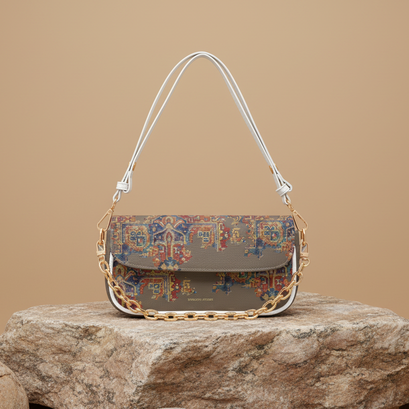 Mitra Underarm Bag- Patterned Handbag