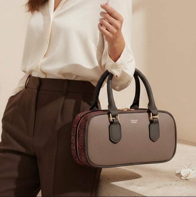 Tara Top Handle Bag- Slow fashion Designer Handbag