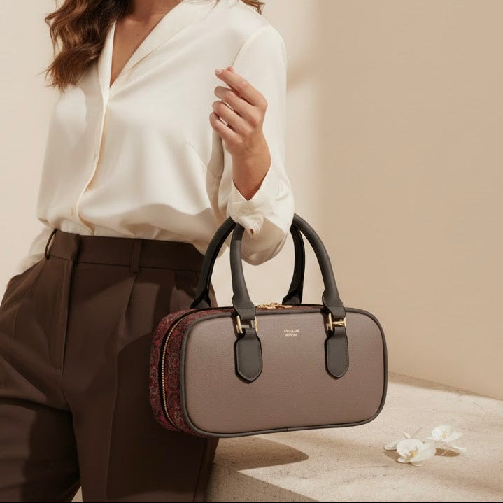 Tara Top Handle Bag- Slow fashion Designer Handbag