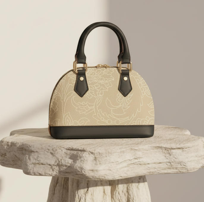 Setareh Top Handle Shoulder Bag- - Designer Handbag