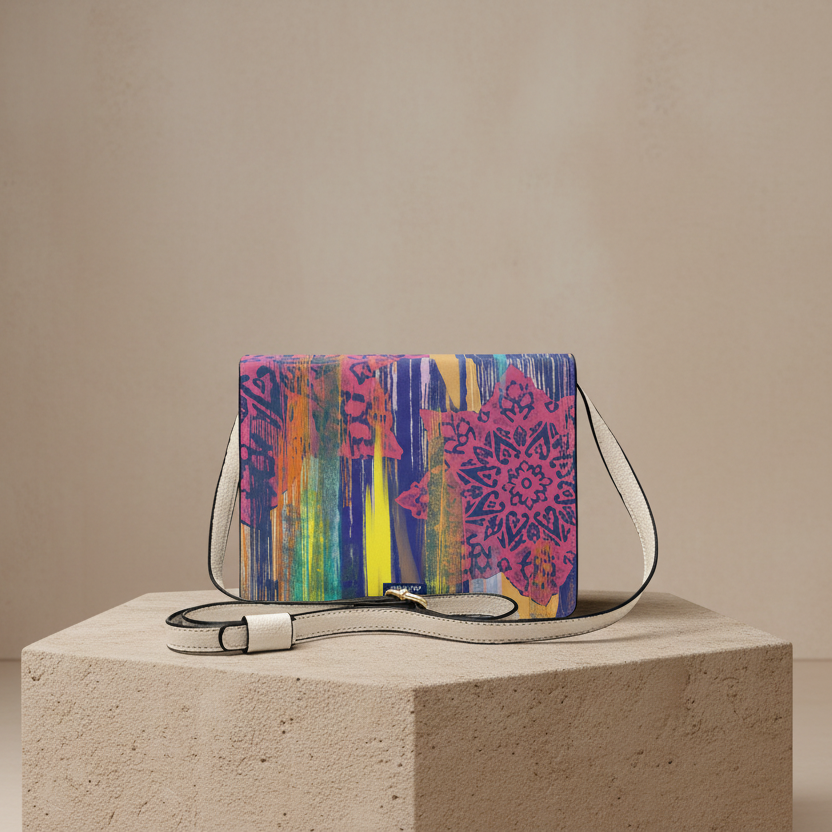 Radin Book-shaped Crossbody Bag- Designer Handbag