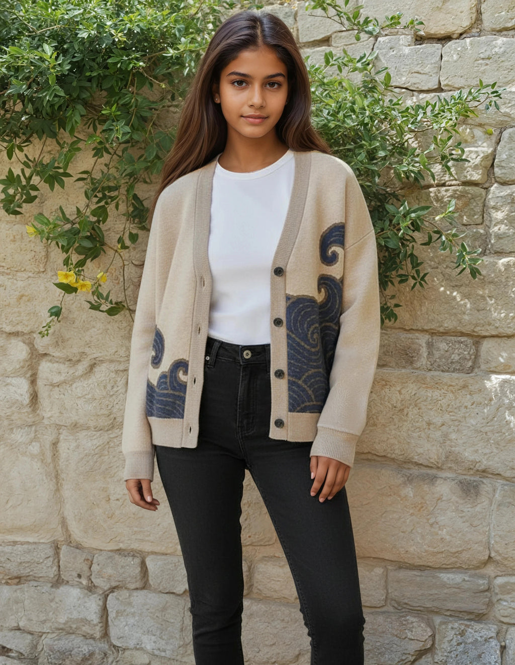 Shima Knitted cardigan