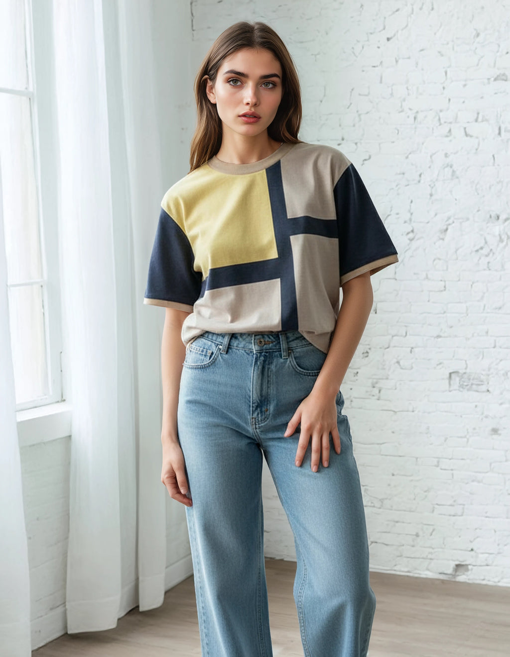 Knitted classic tee