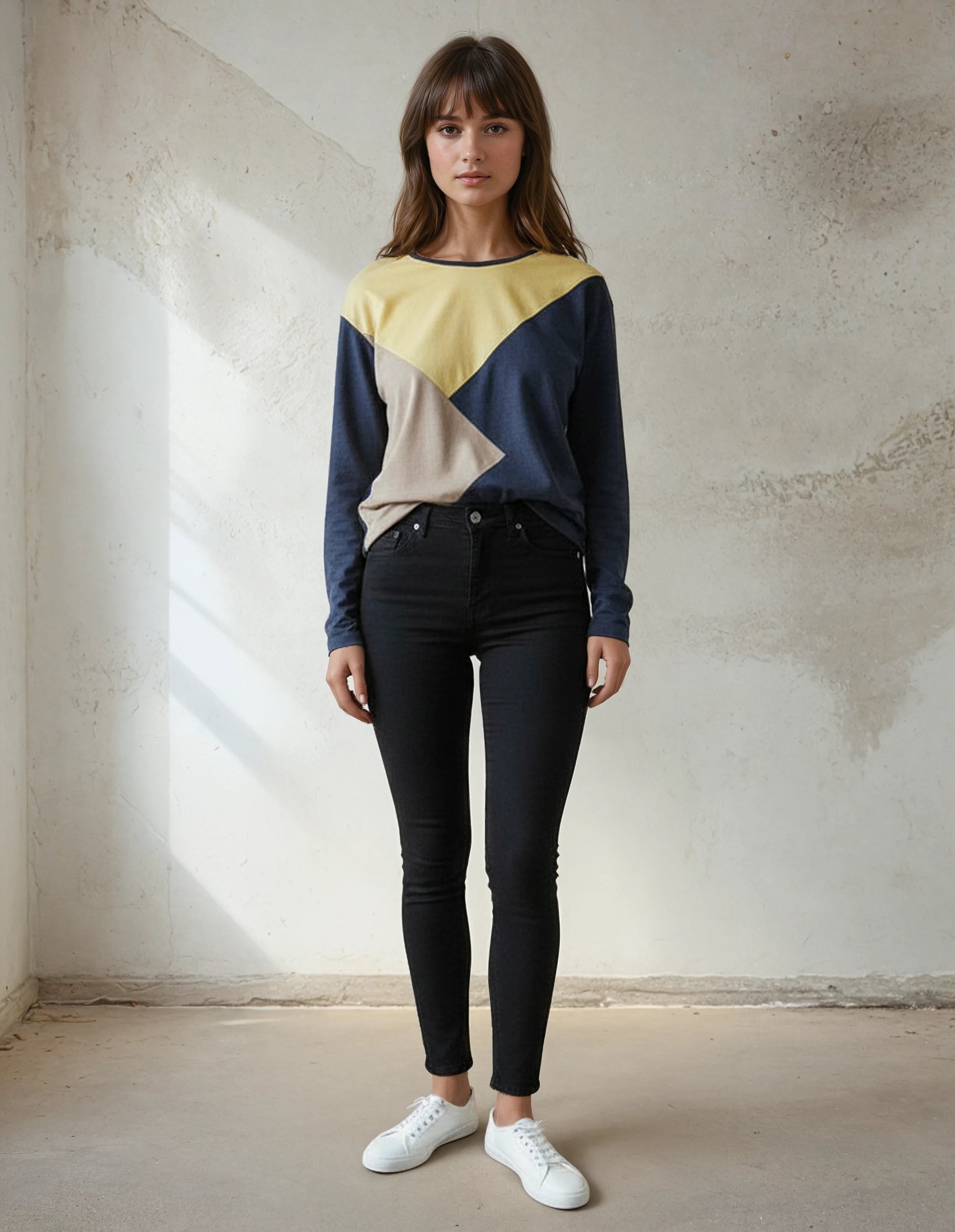 Women’s straight bottom knitted sweater